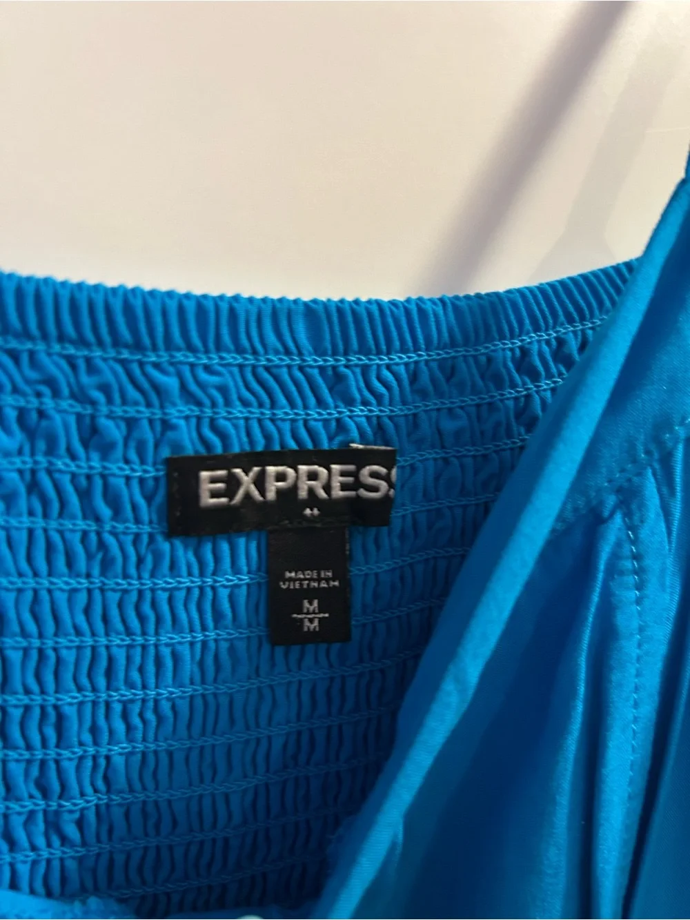 Express smocked back mini dress - Picture 5 of 5
